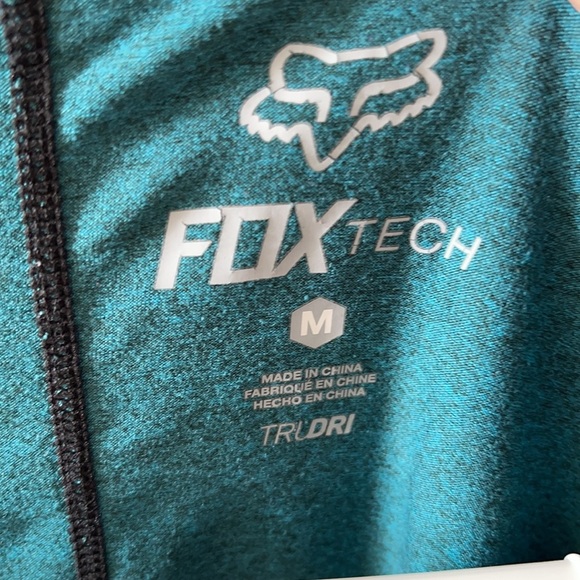 Green/blue Fox trudri t-shirt size M. - Picture 2 of 4